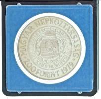 1979. 200Ft Ag "Bethlen Gábor" fekete MNB tokban T:PP Adamo EM58