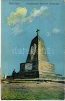 1929 Dobrich, Bazargic (Romania between 1913-1940); Monumentul General Zimerman (EK)