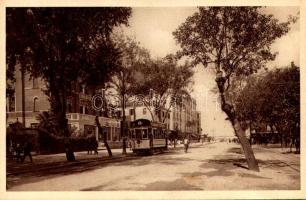 Venezia, Venice; Lido, Viale S. Maria Elisabetta / street view, tram