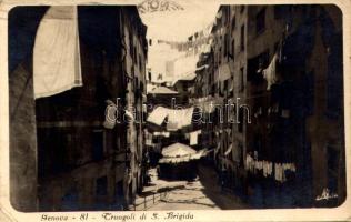 1930 Genova, Genoa; Cruogoli di S. Brigida / street view (EK)