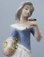 Rex Valencia 2 darab porcelán figura, jelzett, egyik sérült, m: 22-24 cm