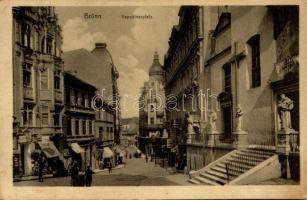 1915 Brno, Brünn; Kapuzinerplatz / square, street view (EK)