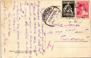 1929 Facset, Facsád, Faget; Str. Regele Ferdinand / utca, üzlet. Petrovics kiadása / street, shop (E...