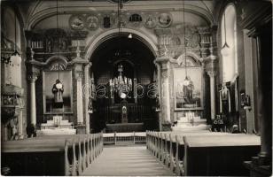 1940 Oravica, Oravita; Katolikus templom belső / church interior. photo (fl)