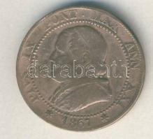 Olasz Államok/Pápai Államok 1867. 1S (5c) IX.Pius T:3