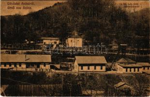 Anina, Stájerlakanina, Steierdorf; 1. sz. légakna a bányában. Julius Engelmann kiadása / Wetterschacht I. / air mine (EK)