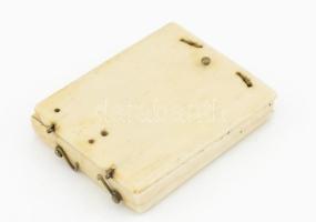 Antik csont iránytű, 6x5 cm