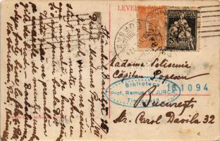 1924 Erzsébetbánya, Baiut (Máramaros); Római katolikus templom. Babula Lajos kiadása / church (fl)