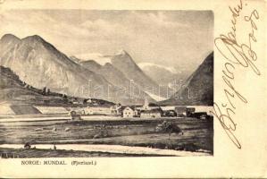 1904 Fjaerland, Mundal; (small tear)