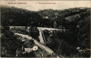 1909 Dognácska, Dognatschka, Dognecea; bánya tó. C. Szabonáry kiadása / mine lake (EK)