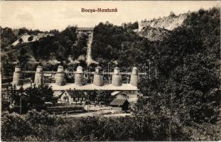 Boksánbánya, Németbogsán, Deutsch-Bogsan, Bocsa Montana; Kolcán (Kolczán) mészkőbánya és mészégető telep. Adolf Rosner kiadása / limestone quarry, lime burning plant (fl)