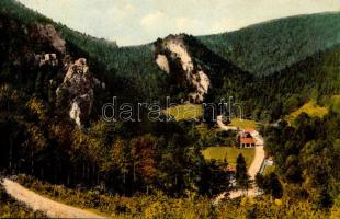 1928 Propast Macocha, Macocha Gorge; Restaurace Skalní Mlyn / restaurant (EK)