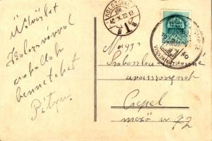 1940 Kolozsvár, Cluj; Mátyás király szobor / statue of Matthias Corvinus s: Cseh + "1940 Kolozs...