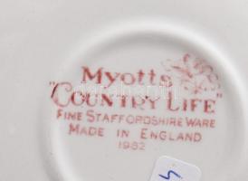 Myotts Country Life teás készlet. Jelzett, kis kopással