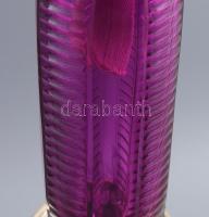 cca 1930, Ritka design petróleumlámpa, cilinderrel, kis pattogzással, m: 68 cm