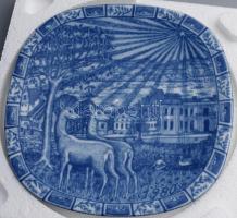 Julien Rörstrand 4 darab dísztányér, 1978-1980, eredeti dobozokban