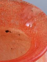 Cenedese jelzéssel: Savmaratott váza, m: 28 cm