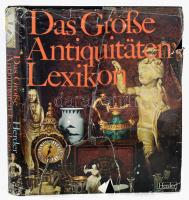 Elizabeth Kingsley-Rowe: Das Große Antiquitäten-Lexikon. Basel-Wien, 1983, Herder, egészvászon kötés, szakadt és sérült papír védőborítóval.