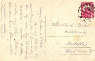 1929 Fraknó, Forchtenau, Forchtenstein; Schloss Forchtenstein am Rosaliengebirge / Fraknó vára. Sam....