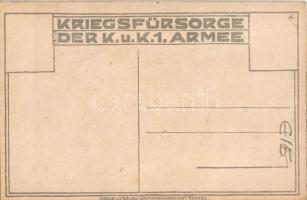 Im Urlauberzug. Kriegsfürsorge der K.u.K. 1. Armee. Verlag Lehmann Kronstadt-Brassó / WWI Austro-Hun...