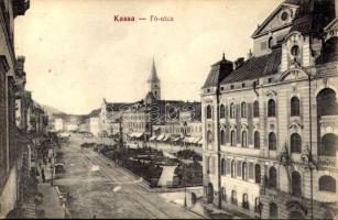 1913 Kassa, Kosice; Fő utca / main street (EK)