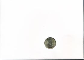 Macedónia 1993. 1D Cu-Ni felbélyegzett borítékban, bélyegzéssel, német nyelvű tájékoztatóval T:UNC M...