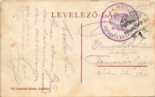 1915 Szabadka, Subotica; izraelita templom, zsinagóga. Víg Zsigmond Sándor kiadása / synagogue (EK) ...