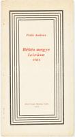 Petik Ambrus: Békés megye leírása 1784. Szerk.: Dankó Imre. Gyula, 1961, Erkel Ferenc Múzeum, 50 p. Kiadói papírkötés. Megjelent 1000 példányban.