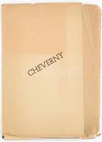 Les châteaux historiques de France - Cheverny, a kastélyt bemutató mappa, 10 db fekete-fehér fotóval...