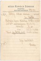 1908 Nagybecskerek, Zrenjanin, Veliki Beckerek; Kézdi Kovács Sándor drogáriája, szecessziós reklám /...