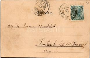 1901 Rovensko pod Troskami, Hostinec / main square, restaurant, town hall (fl)