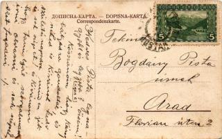 Mostar, Sauerwaldova ulica / Sauerwaldgasse, Caffé zum Grünen Kranz / street, Hotel Orient Cafe and ...