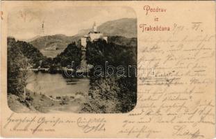 1901 Trakostyán, Trakoscan (Bednja); vár / castle. A. Vavrovic(tiny tear)