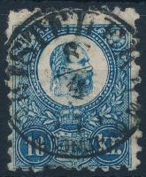 1871 Réznyomat 10kr KISTELEK CSONGRÁD M. (Gudlin 300 pont)