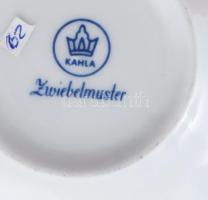 Kahla hagymamintás köretes tál 21,5x21,5 cm + 6 darab köretes tálka d: 13 cm