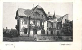 Pöstyénfürdő Löger Villa