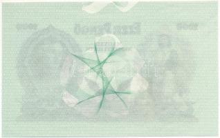 1942. 1000P tervezet próbanyomata, csak előlapi nyomat, utánnyomás Dr. Gara Miklós (szerk.): Nyomdai...