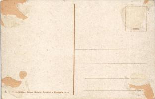 Kraków, Krakkó, Krakau; Poczta / Postamt / post office, tram (Rb)