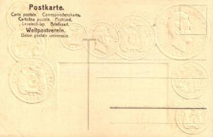 Ecuador. Münzenkarte und Handelsflagge / Ecuador - set of coins, currency exchange chart and flag. E...