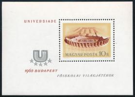 1965 Universiade 22 db blokk (6.600)