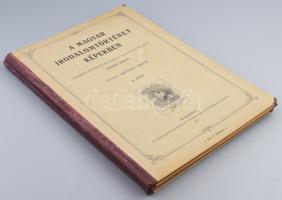 Vende Ernő: A magyar irodalomtörténet képekben I-II. rész. Összeállította és magyarázó szöveggel ellátta - -. Átnézte: Beöthy Zsolt. Bp., 1905, Athenaeum. 3 sztl. lev., 68 lev. , 2 sztl. lev., 54 lev. Gazdagon illusztrált. Szemléltető képek a magyar irodalomtörténethez. Kiadói félvászon kötésben. Könyvtestek kissé elváltak.