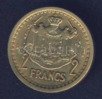 Monaco 1945. 2Fr II.Lajos T:2/3