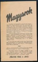1944 ,,Magyarok! [...] Tőletek függ a jövő!", a szövetséges repülők által terjesztett II. világ...