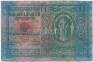 1912. 100K felülbélyegzés nélkül T:F szép papír
Adamo K28