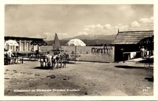 1928 Krumpendorf am Wörthersee, Strandbad Kropfitsch / beach