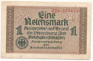 Német Harmadik Birodalom DN (1939-1944) 1M T:F folt German Third Reich ND (1939-1944) 1 Reichsmark C:F spot Krause P#R136