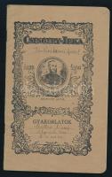 cca 1920-1930 Csengery-Irka iskolai füzet, benne történelemórai jegyzetekkel, megkímélt állapotban