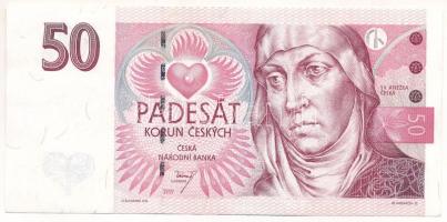 Csehország 1997. 50K T:XF Czech Republic 1997. 50 Korun C:XF Krause P#17c