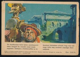 1957 Cervantes: Don Quijote (képregény), I. rész, rajzolta: Zórád Ernő. Tűzött papírkötés, kissé sér...