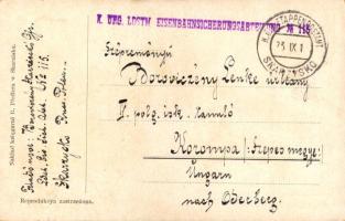 1916 Skarzisko, Most (Brücke) / WWI Austro-Hungarian K.u.K. military, bridge ruins + "K. UNG. L...